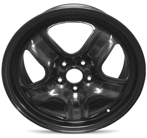 road ready replacement  black steel wheel rim    chevy