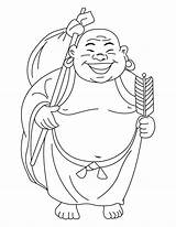 Buddha Coloring Monk Pages Rich Year Donations Printable Laughing Getcolorings Popular Color Chinese Library Clipart sketch template