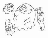 Coloring Pages Ghost Face Pacman Pac Man Print Adventures Ghostly Printable Color Cartoon Cartoons Coloringhome Popular Kids Getcolorings Getdrawings Library sketch template