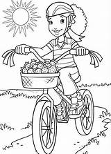 Coloring Bike Pages Bmx Safety Bicycle Drawing Colouring Riding Printable Color Book Getcolorings Getdrawings Print Carrie Holly Hobbie Comments sketch template