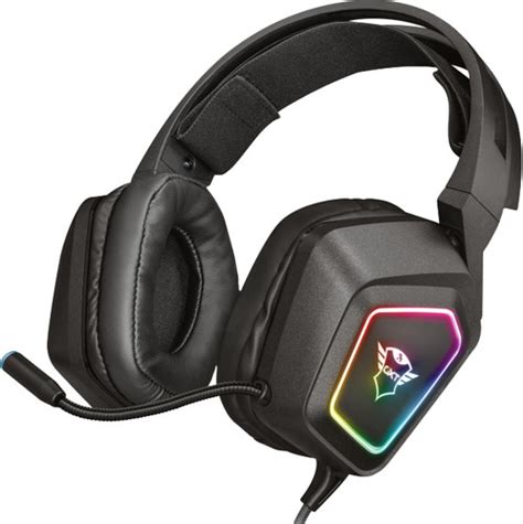 trust gxt  blizz rgb  surround gaming headset coolblue voor  morgen  huis
