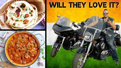 american bikers try indian food for the first time ever