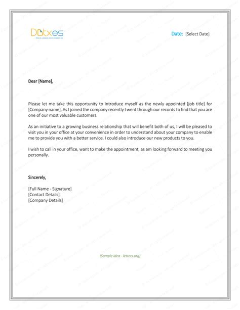 job sample letter introducing