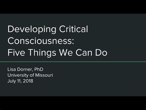 developing critical consciousness   teachers   youtube