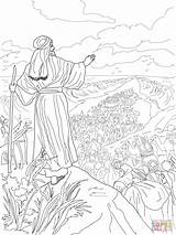 Crossing Israelites Moses Exodus Fondale Marino Ispirazione Coloringhome Mandala sketch template