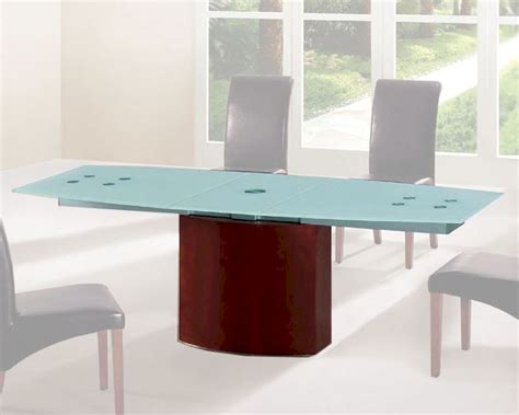 frosted glass top dining table european design 33d362