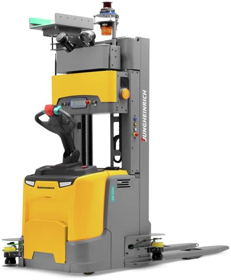 automated guided vehicle erc   racking system forklift medan