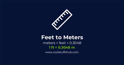 Convert Feet To Meters Ft To M Conversion