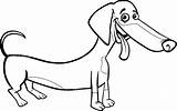 Coloring Dog Dachshund Cartoon Pages Adults Drawing Mean Book Weenie Illustration Stock Weiner Cute Getdrawings Vector Clipartmag Izakowski Sheets 123rf sketch template