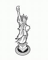Statue Liberty Coloring Pages July Printable Activity 4th Drawing Kids Outline Getdrawings Sheknows Book Fourth Symbols Line Library Clipart Popular sketch template