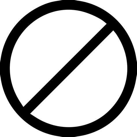 symbol circle clip art prohibited passage png