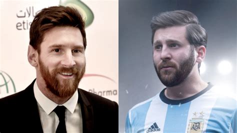 this iranian soccer fan looks just like lionel messi