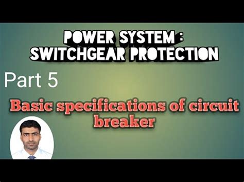 specifications  circuit breaker youtube