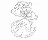 Peach Coloring Princess Pages Daisy Mario Rosalina Kart Print Size Printable Getcolorings Comments Color Coloringhome Baby Getdrawings Popular sketch template