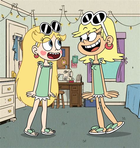Star And Leni In The Copycat Outfits By Deaf Machbot On