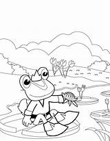 Coloring Frog Prince Fairy Getcolorings Kids Choose Board Pages sketch template