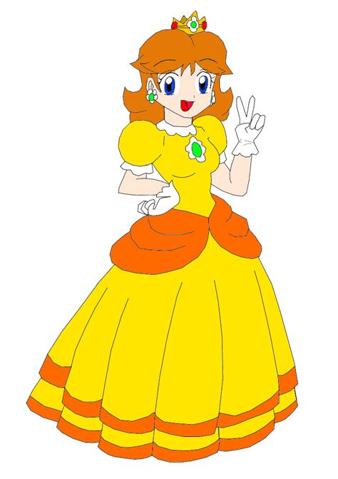 princess daisy colored  nintyalex  deviantart