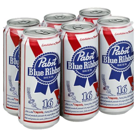 pabst blue ribbon beer  cans  fl oz king soopers