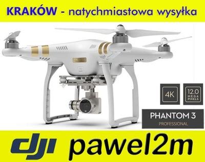 quadrocopter dji phantom  professional kamera   oficjalne archiwum allegro