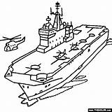 Avion Porte Carrier Battleship Thecolor Submarine Mistral Assault Getdrawings Imprimé sketch template