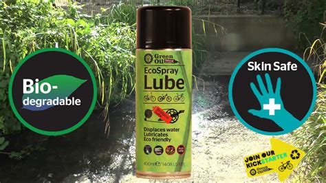 Green Oil Ecospray Lube Success Youtube