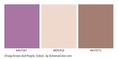 Cheap Brown And Purple Color Scheme Pink