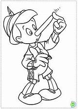 Coloring Pages Pinocchio Kids Disney Printable sketch template