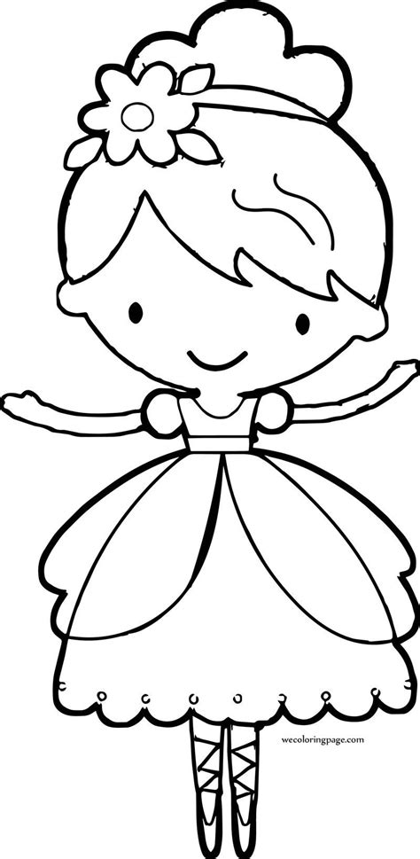 style princess ballerina coloring page ballerina coloring pages