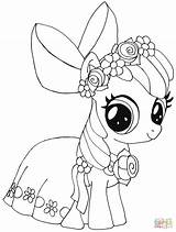 Coloring Pony Little Pages Apple Bloom Print Printable Color Mlp Girls Drawing Book Paper Prints Getdrawings 방문 Template sketch template