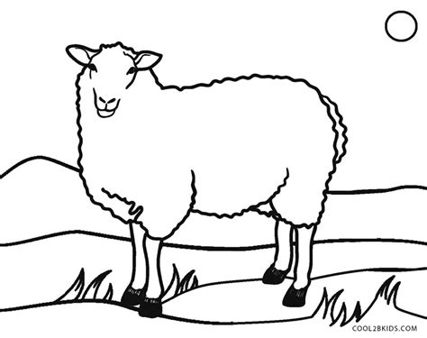 printable sheep face coloring pages  kids coolbkids