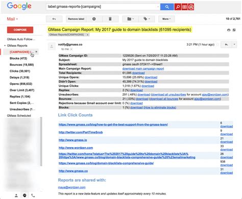 Gmail Mail Merge Reports And Analytics Explained