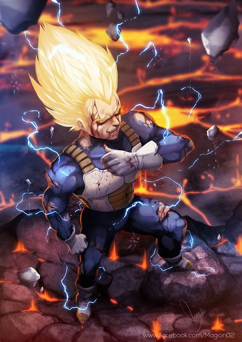 Vegeta Remastered By Magion02 Animanga Pinterest