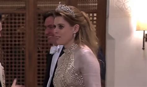 princess beatrice wears mom sarah fergusons tiara  jordanian royal