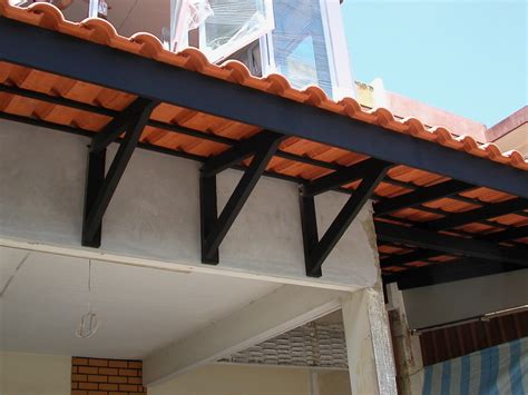 clay tile awning moonlight