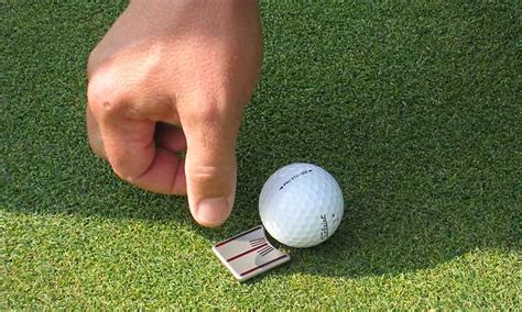 What S The Proper Way To Mark The Position Of Your Ball