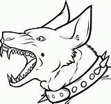 Dog Draw Guard Drawing Angry Step Scary Pages Police Animals Coloring Drawings Teeth Clipart Sketch Kids Easy Animal Colouring Color sketch template