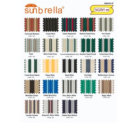 distributor kain sunbrella  awning indonesia