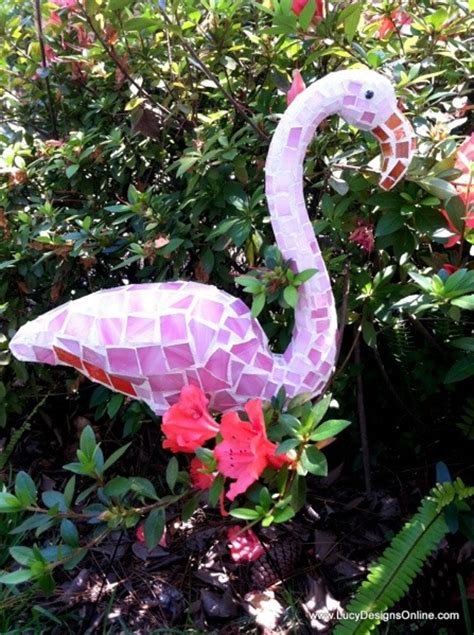 mosaic flamingo dollar store crafts