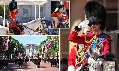 prince william practices for trooping the colour parade