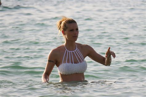 michelle hunziker s white hot bikini pictures the fappening 2014 2019 celebrity photo leaks