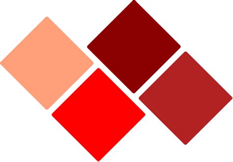 shades  red color palettes css gradient