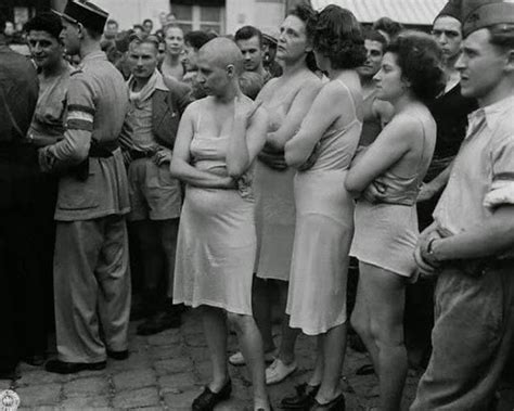 26 pictures some are shocking of nazi collaborator girls in world war