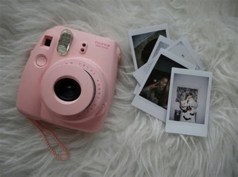 cute pink polaroid camera photo     pintere