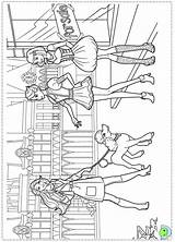Coloring Fashion Barbie Pages Fairytale Dinokids Close Print Kids sketch template