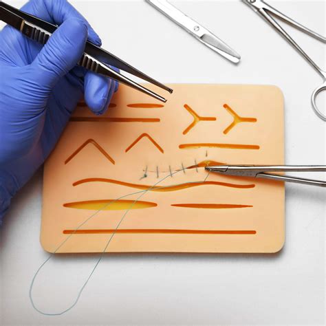 buy suture practice kit medical student suturing pad pocket size