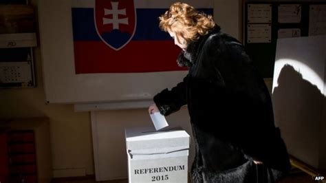 Slovakia Referendum To Strengthen Same Sex Marriage Ban Fails Bbc News