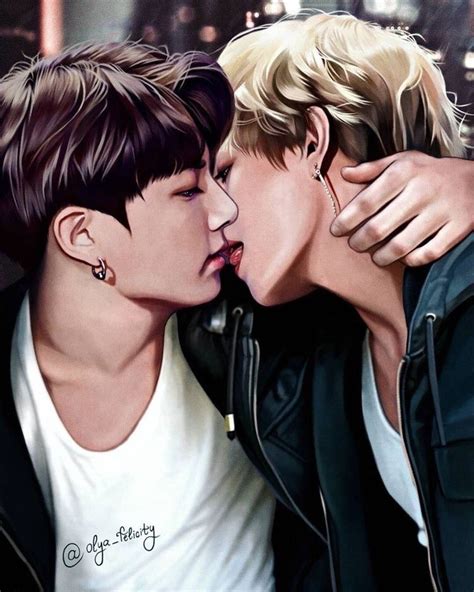 Pin De Phương And Thi En Jjk Kth Con Imágenes Taekook Bts Fanart