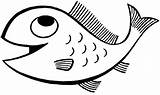 Fish Coloring Pages Cute Preschool Educative Color Print sketch template