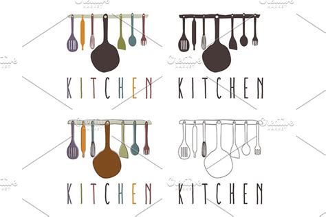 kitchen utensils kitchen utensils illustration vector design design