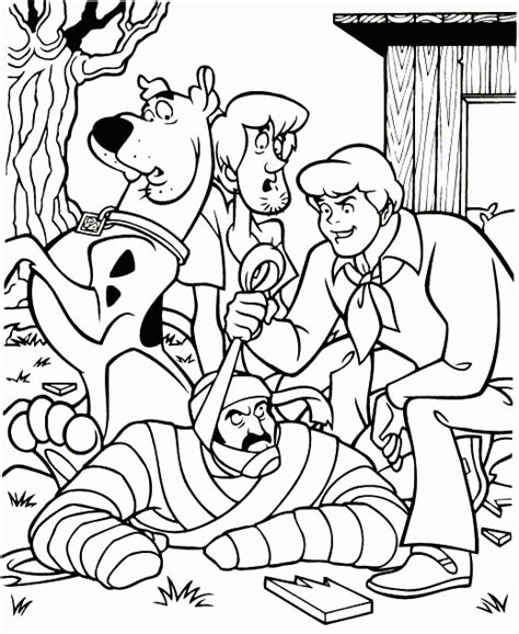 scooby doo coloring pages coloringpagescom
